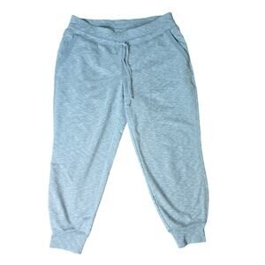 Athleta Techie Jogger Capri Sweatpants Cropped Joggers Gray Small 700438